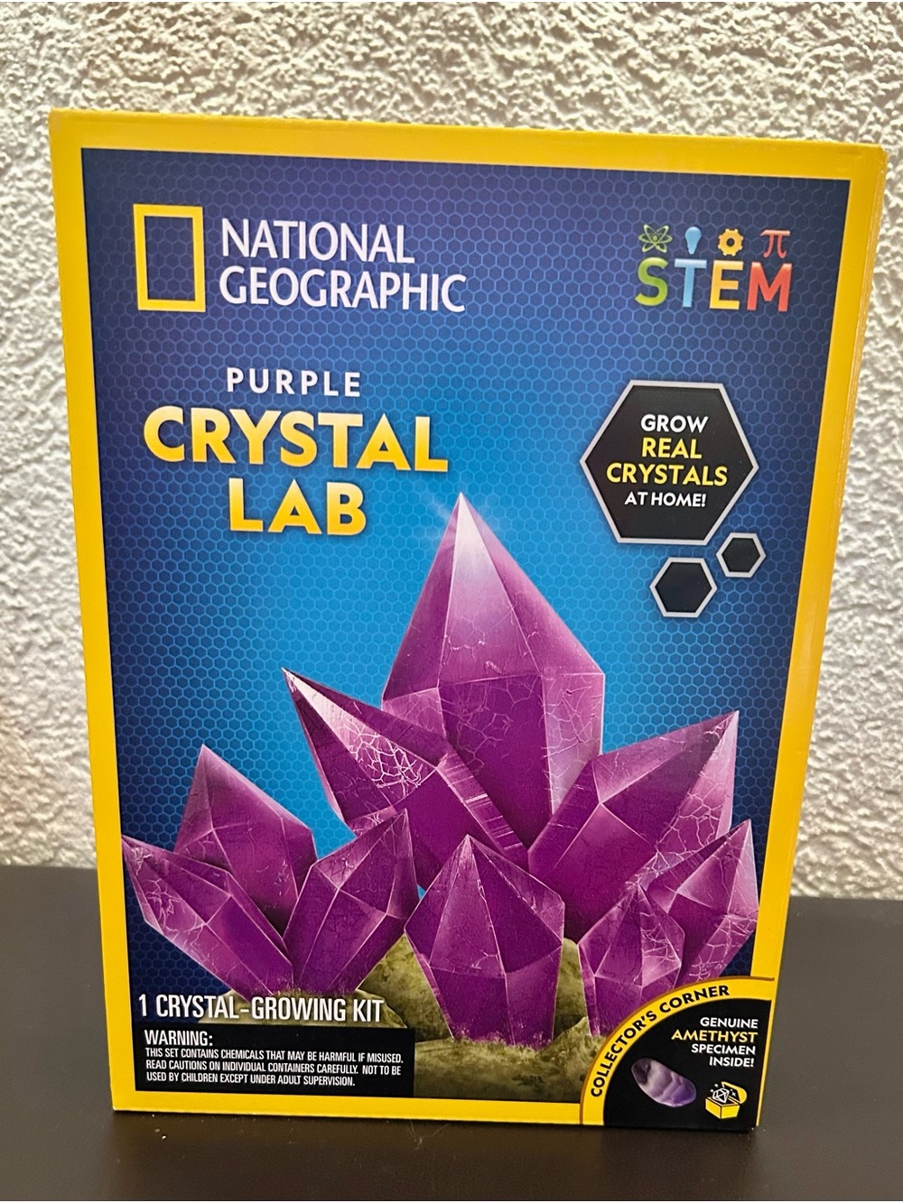 National Geographic Purple Amethyst Crystal Close-Up